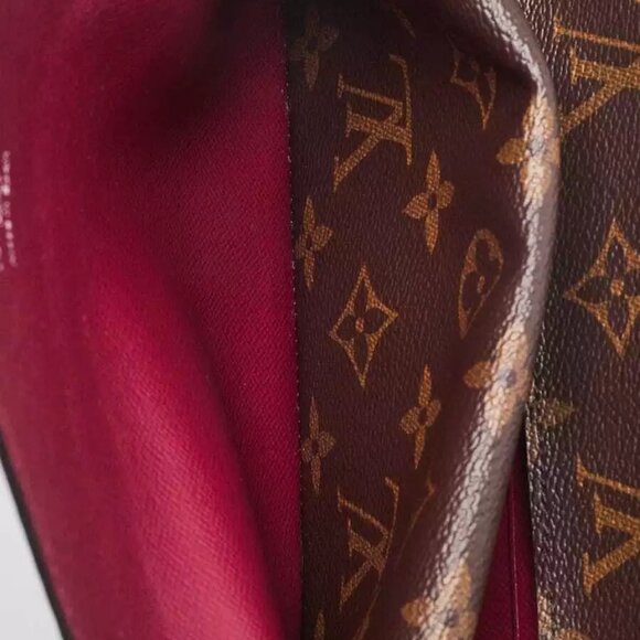 Louis Vuitton Fuchsia Epi Leather and Monogram Canvas Marie-Lou Long Wallet - Picture 6 of 10